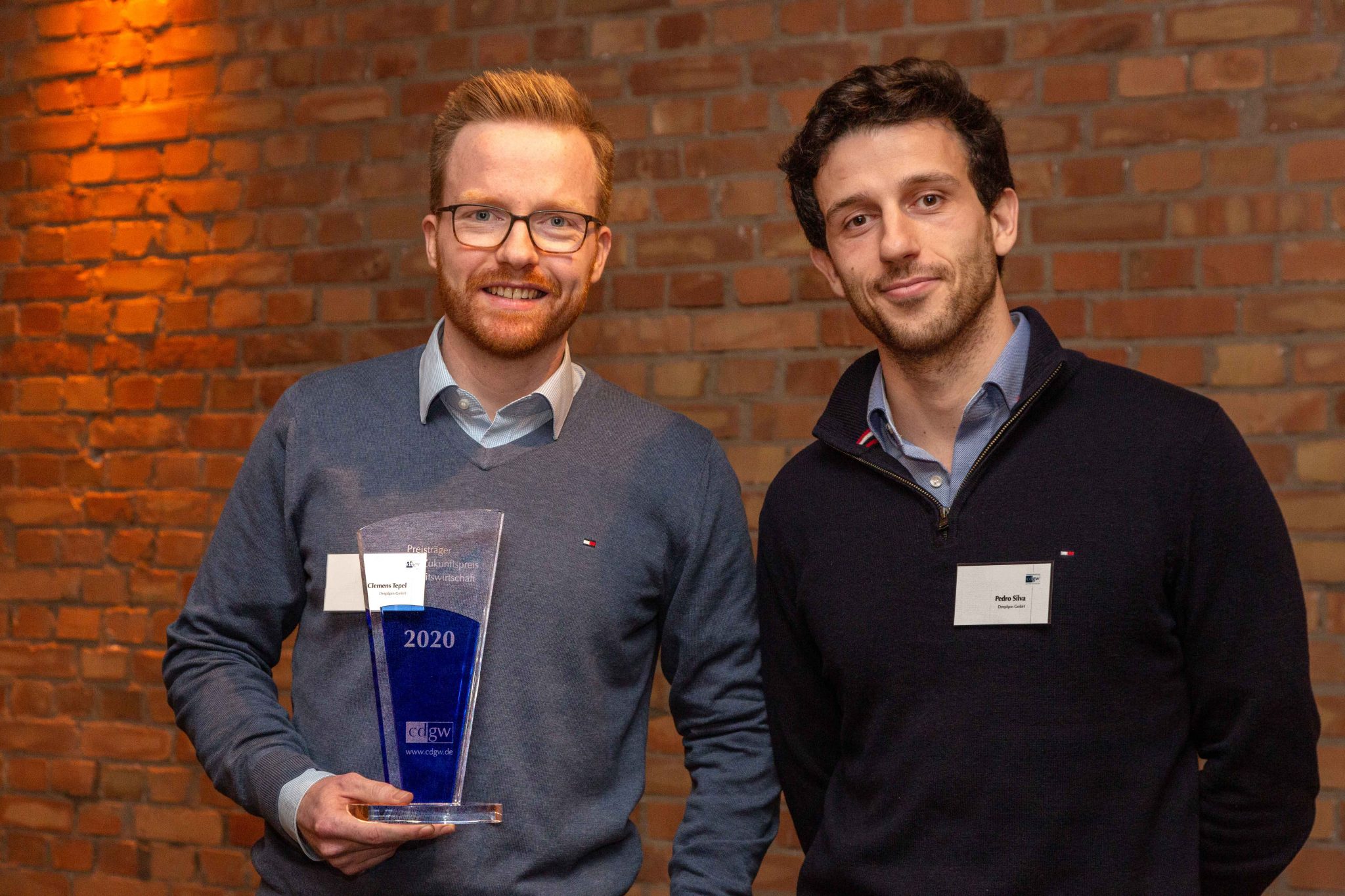 Gewinner 2020: Clemens Tepel und Pedro Silva